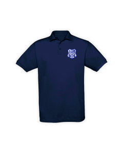 Besticktes Polo-Shirt "1894-Logo" navy