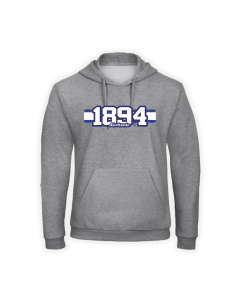 Kapuzen Sweat-Shirt "1894 - Karlsruhe" grau