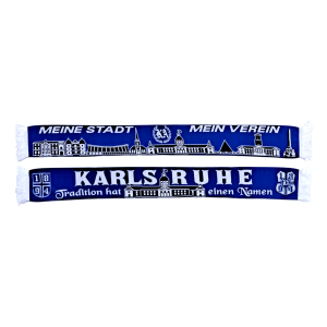 HD-Strickschal „KARLSRUHE - Meine Stadt, mein Verein"