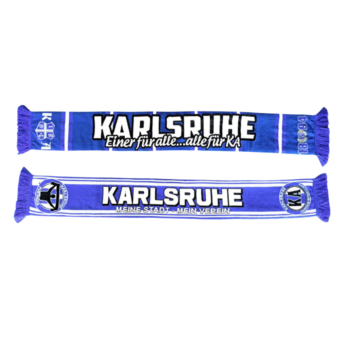 Elastico-Schal „KARLSRUHE - Einer für Alle... Alle für KA"