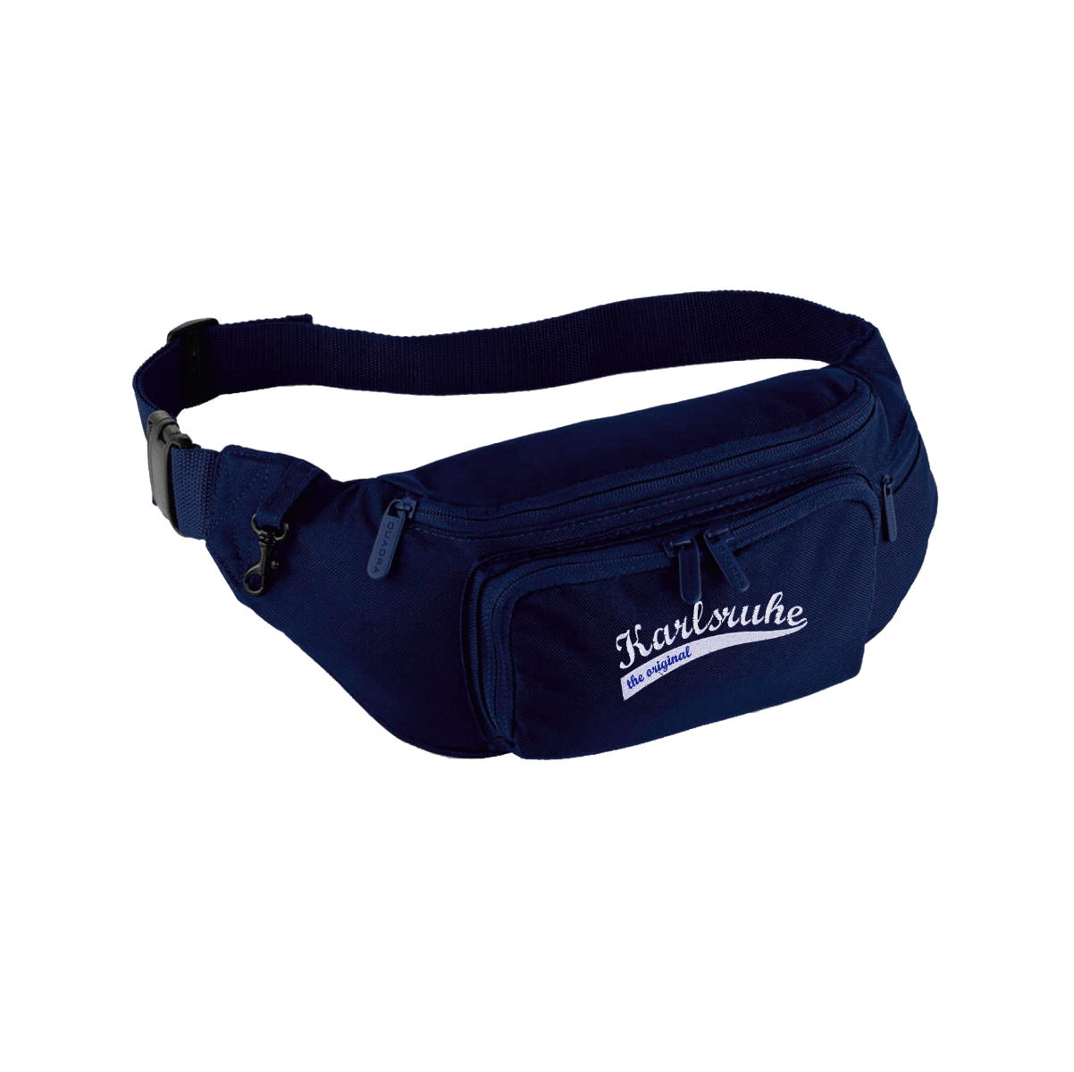 Bestickte Bauchtasche "Karlsruhe - the Original" groß