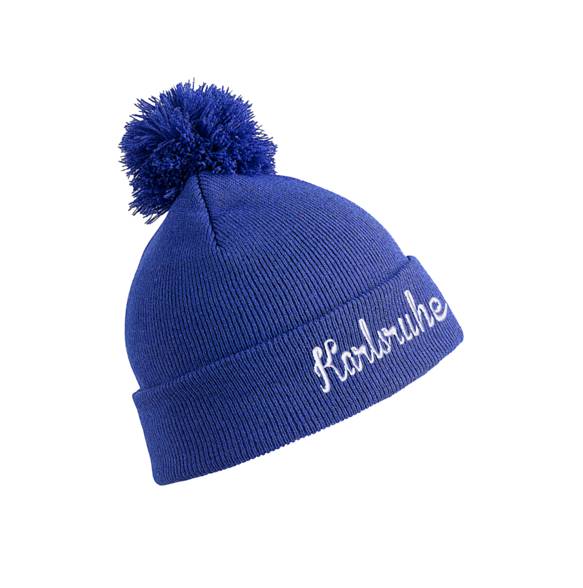 Bommelmütze "Karlsruhe" royal