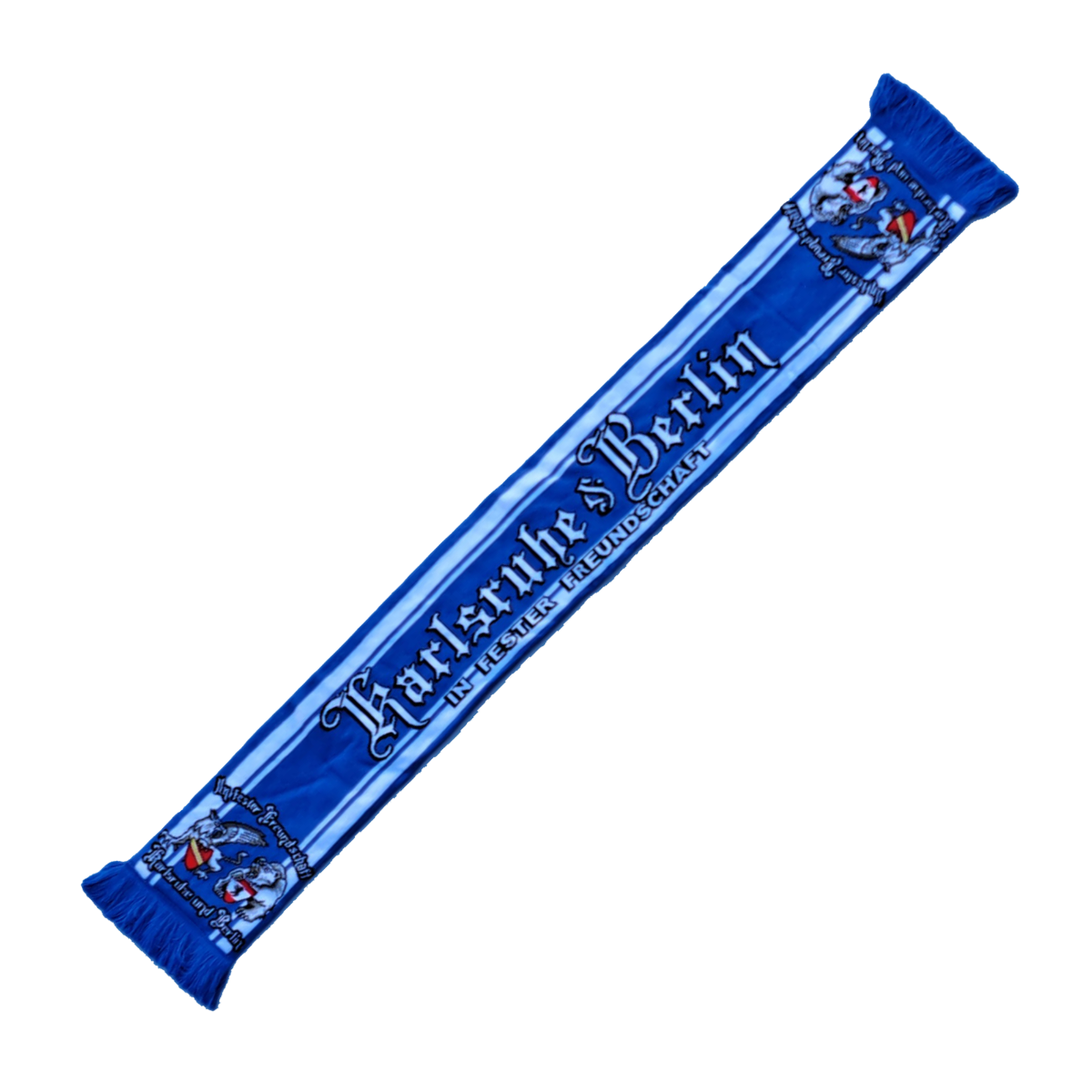 Elastico-Schal „KARLSRUHE & BERLIN - In fester Freundschaft" royal