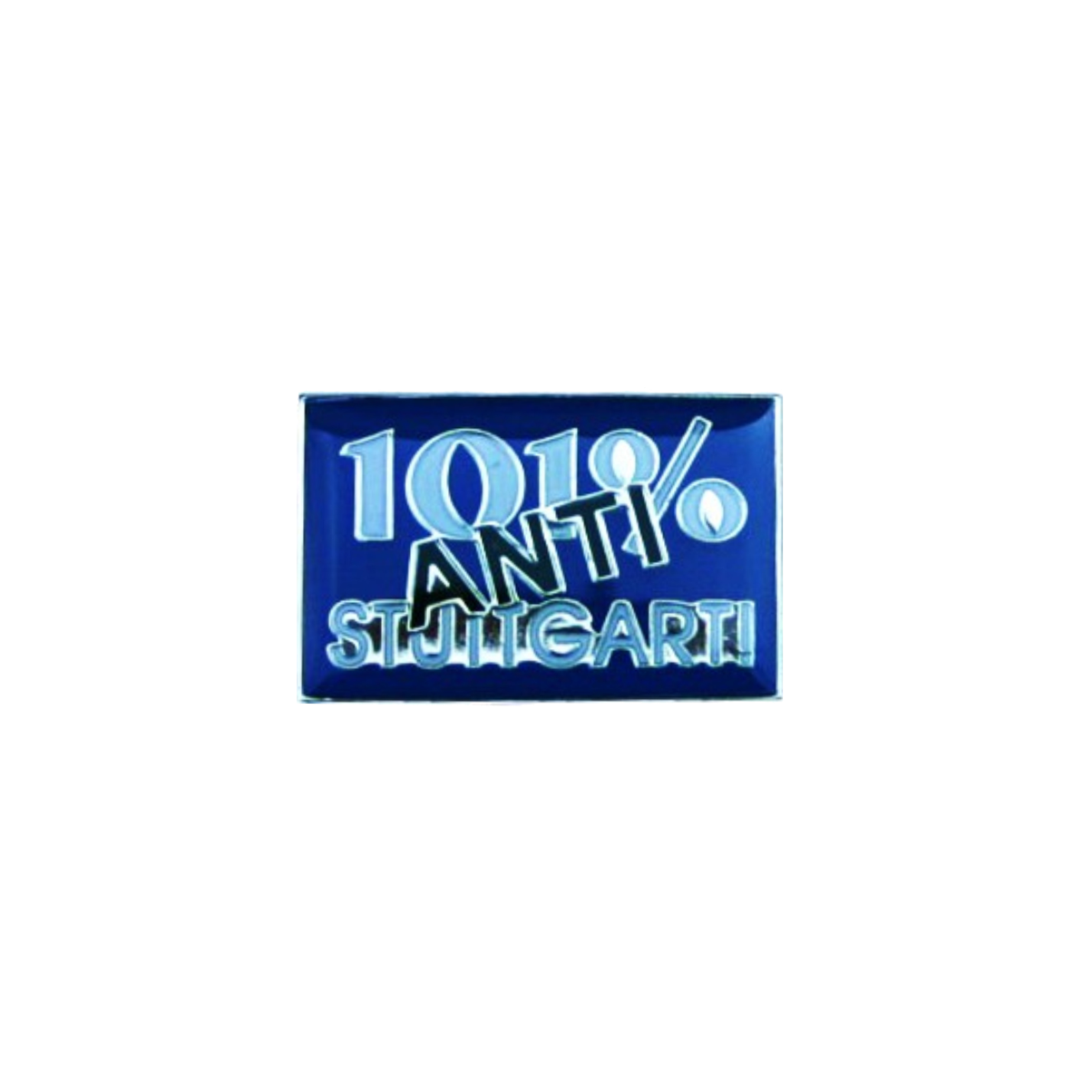 Pin „101% anti Stuttgart“