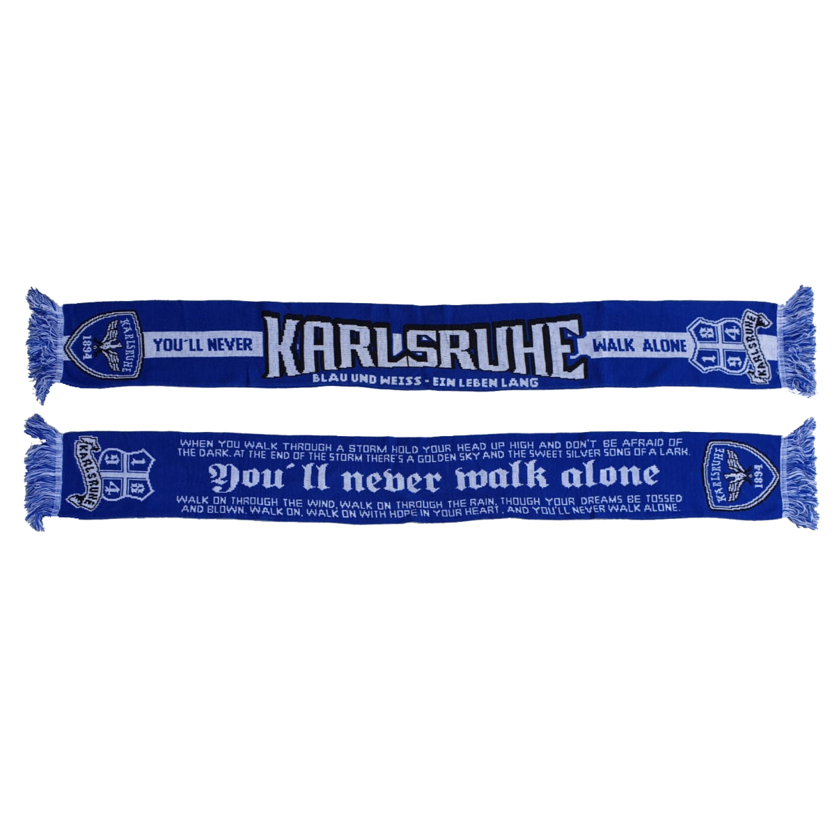 Jacquardschal „Karlsruhe – You'll never walk alone“