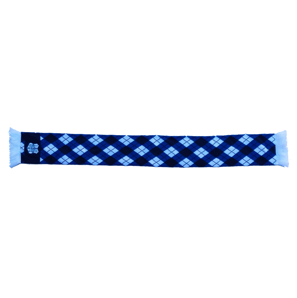 Bestickter Elastico-Schal „1894" Rauten