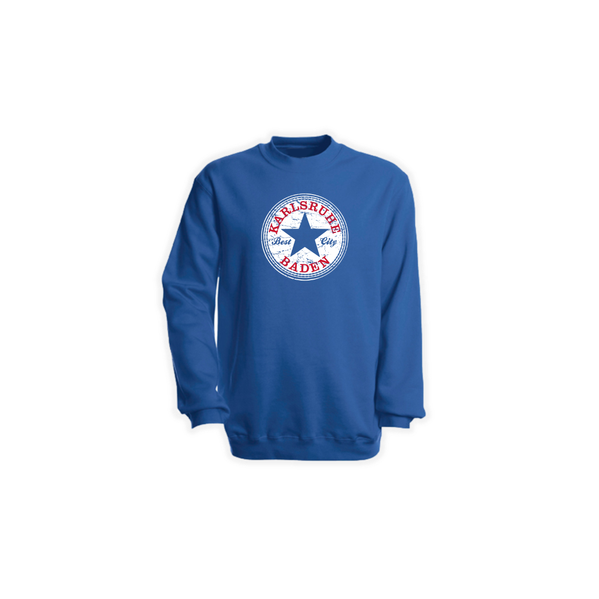 Kinder Sweat-Shirt "Karlsruhe - Best City" royal