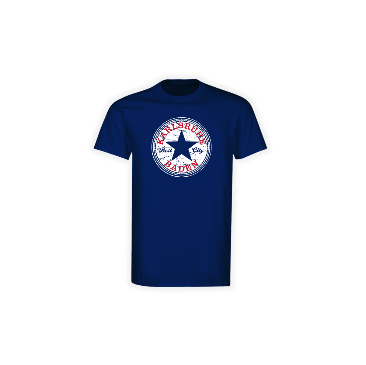 Kinder T-Shirt "Karlsruhe - Best City" navy