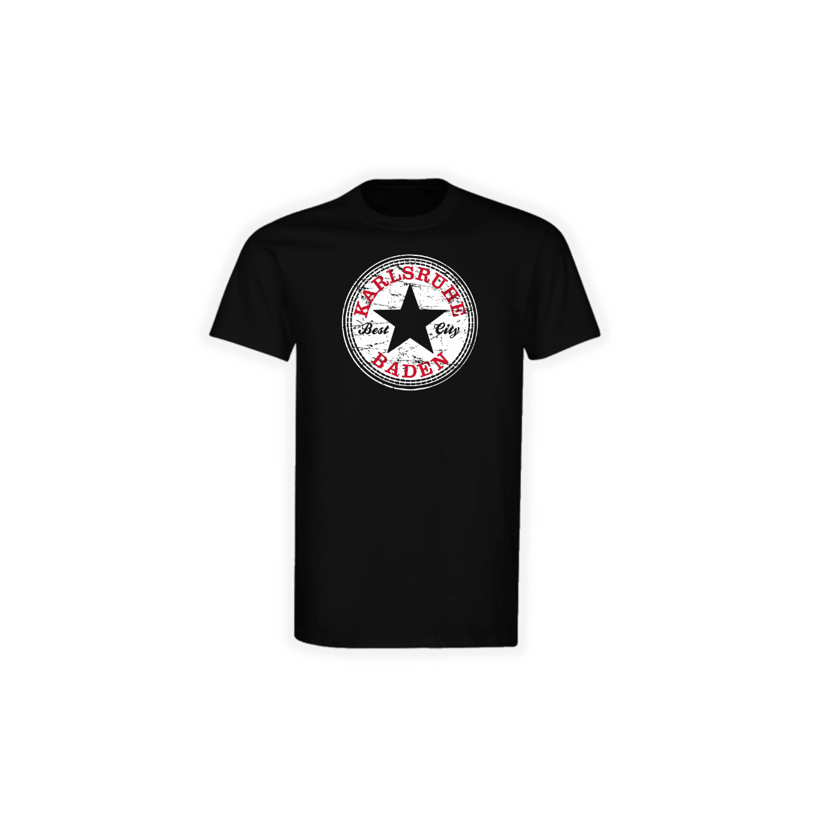 Kinder T-Shirt "Karlsruhe - Best City" schwarz