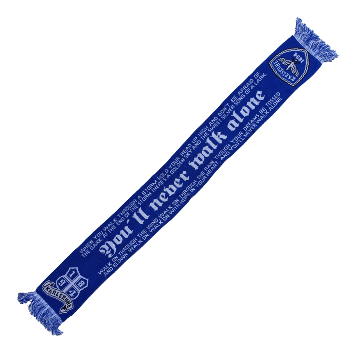 Jacquardschal „Karlsruhe – You'll never walk alone“