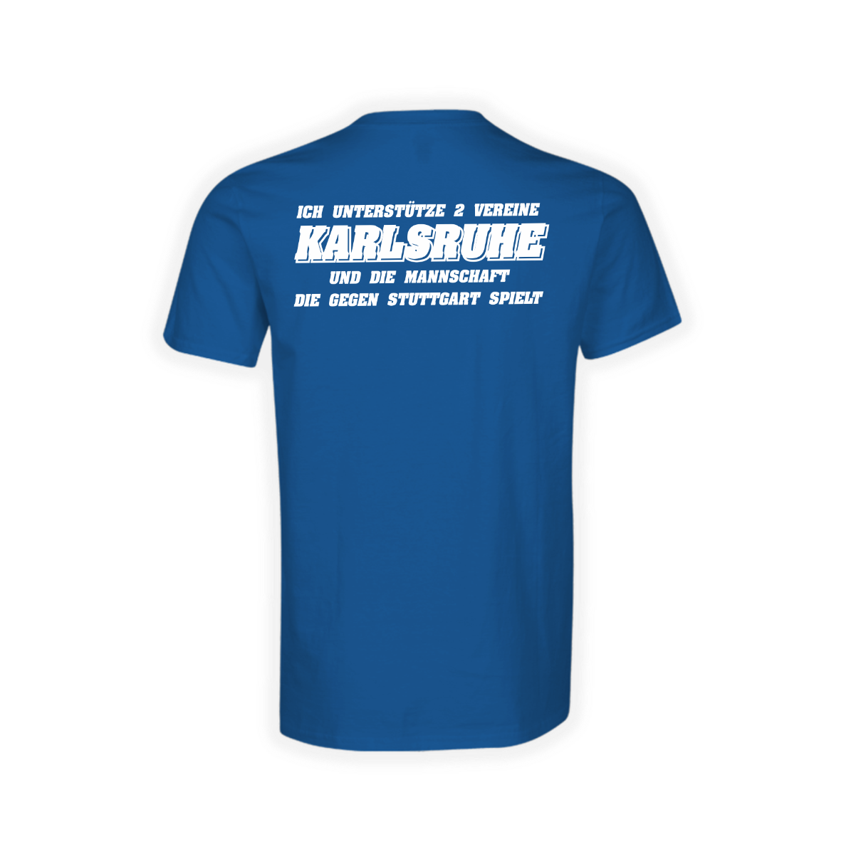 T-Shirt "Karlsruhe 1894 - Ich unterstütze 2 Vereine"