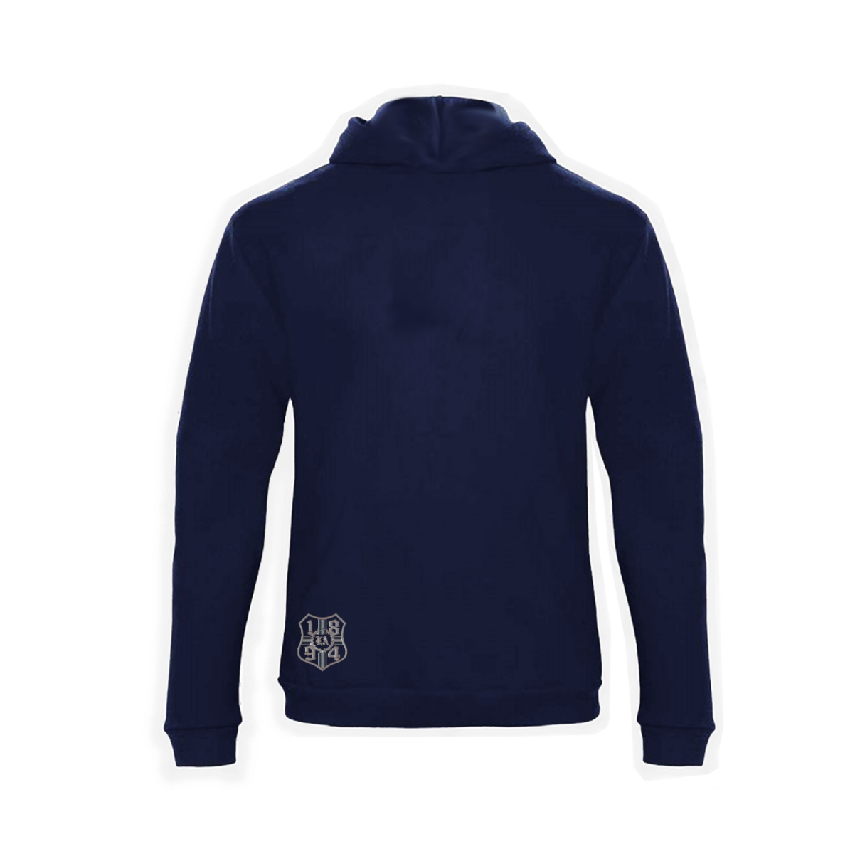 Besticktes Kapuzen Sweat-Shirt "Karlsruhe, das Original - 1894“ navy