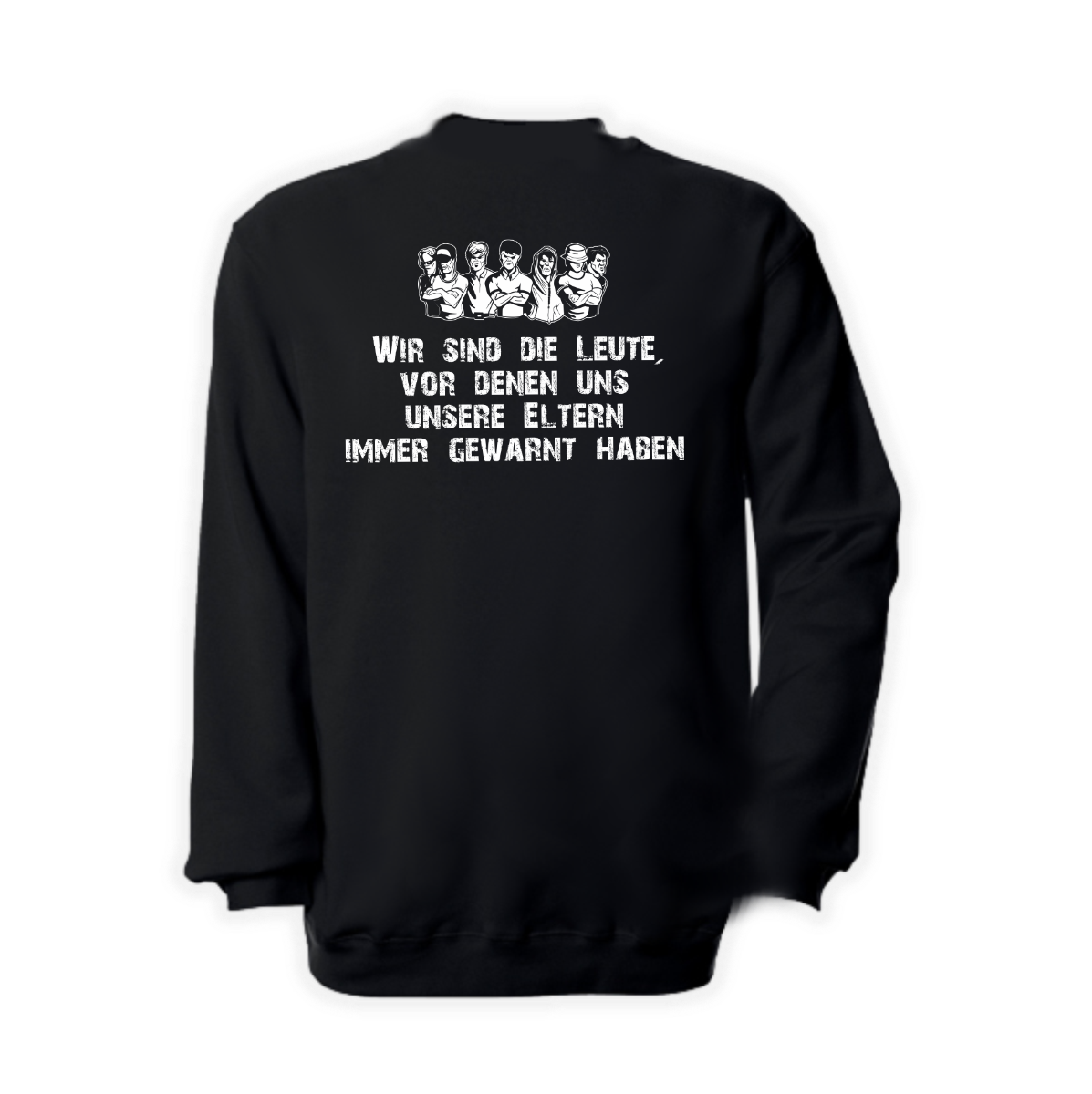 Sweat-Shirt "Karlsruhe, die üblichen Verdächtigen - Wir sind die Leute"