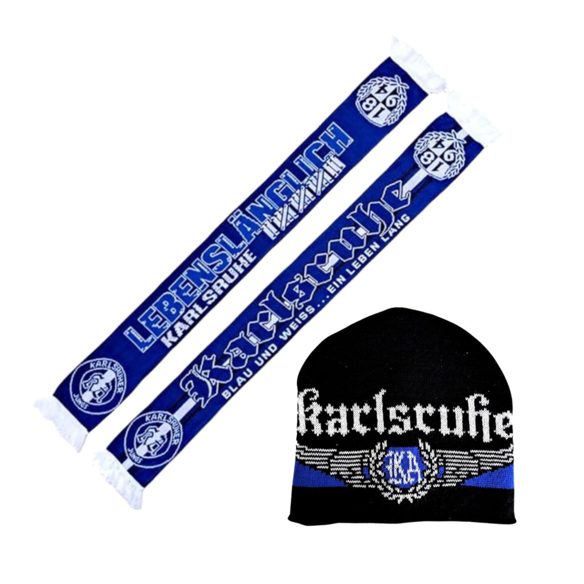 SET 4 „Karlsruhe" Jacquardschal & Wollmütze