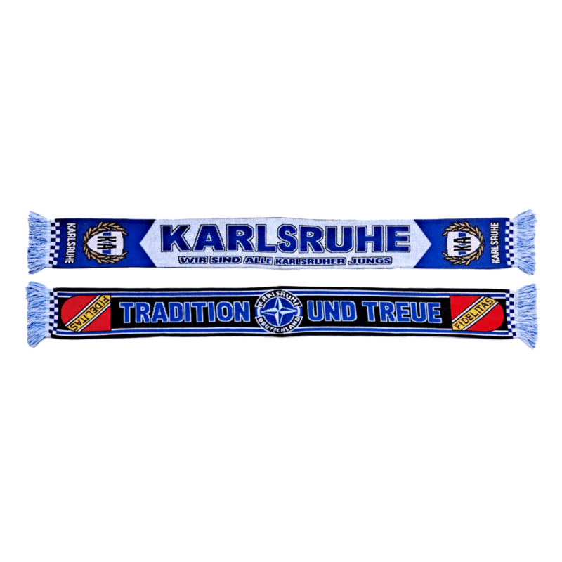 Jacquardschal „KARLSRUHE - Tradition und Treue“