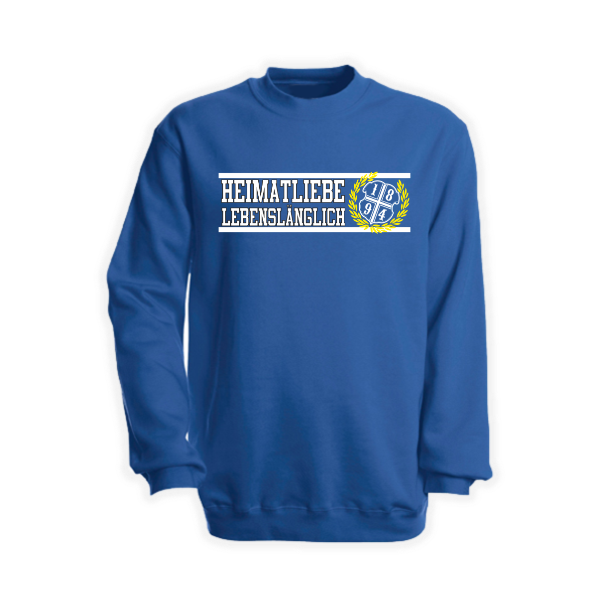 Sweat-Shirt-Shirt "Heimatliebe - Lebenslänglich" royal