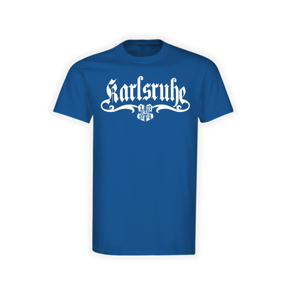 T-Shirt "Karlsruhe 1894 - Ich unterstütze 2 Vereine"
