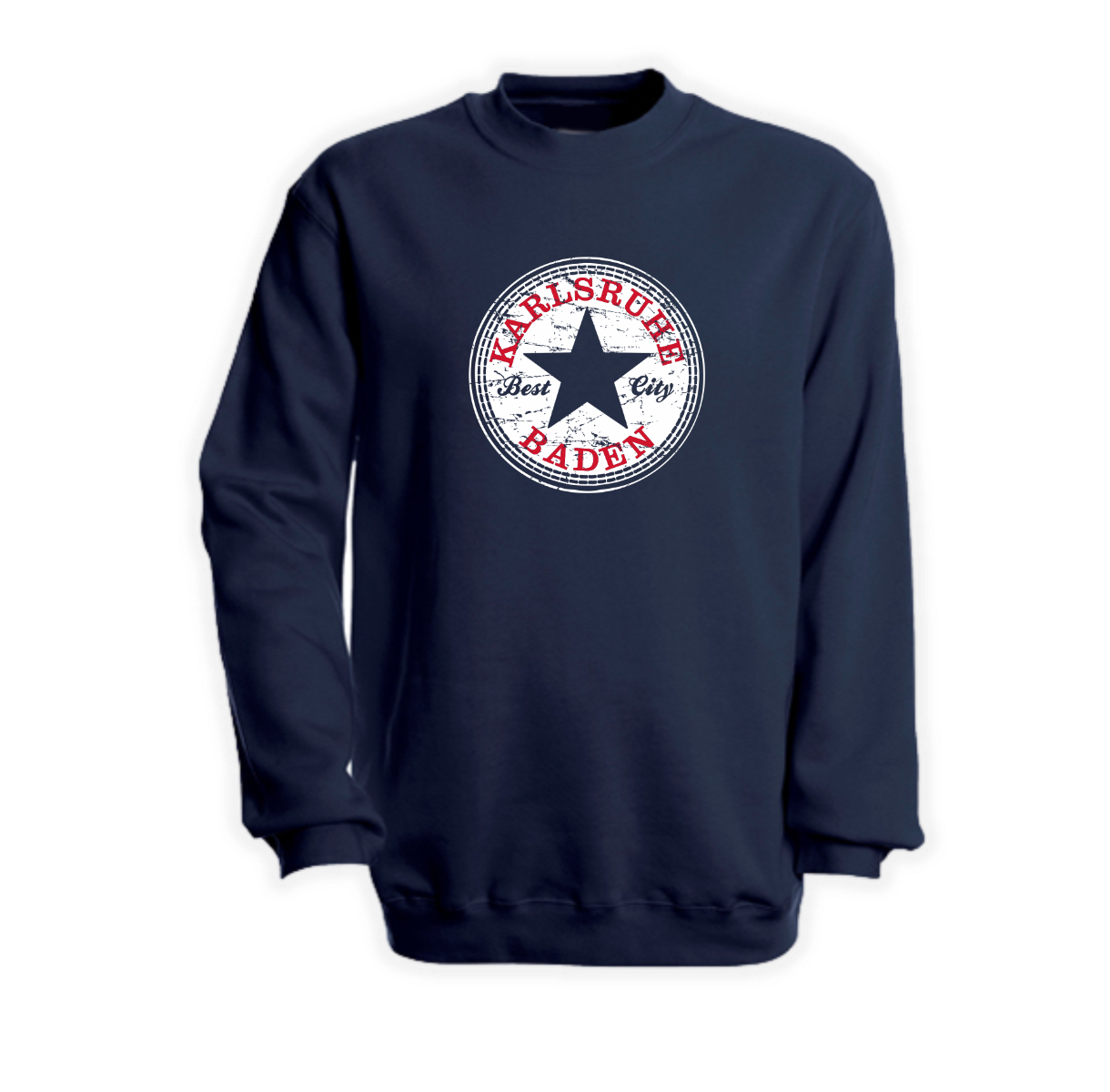 Sweat-Shirt "Karlsruhe - Best City" navy