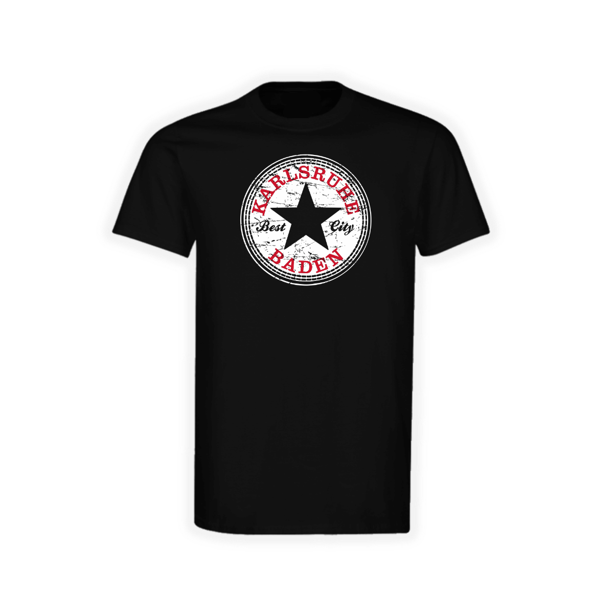 T-Shirt "Karlsruhe - Best City" schwarz