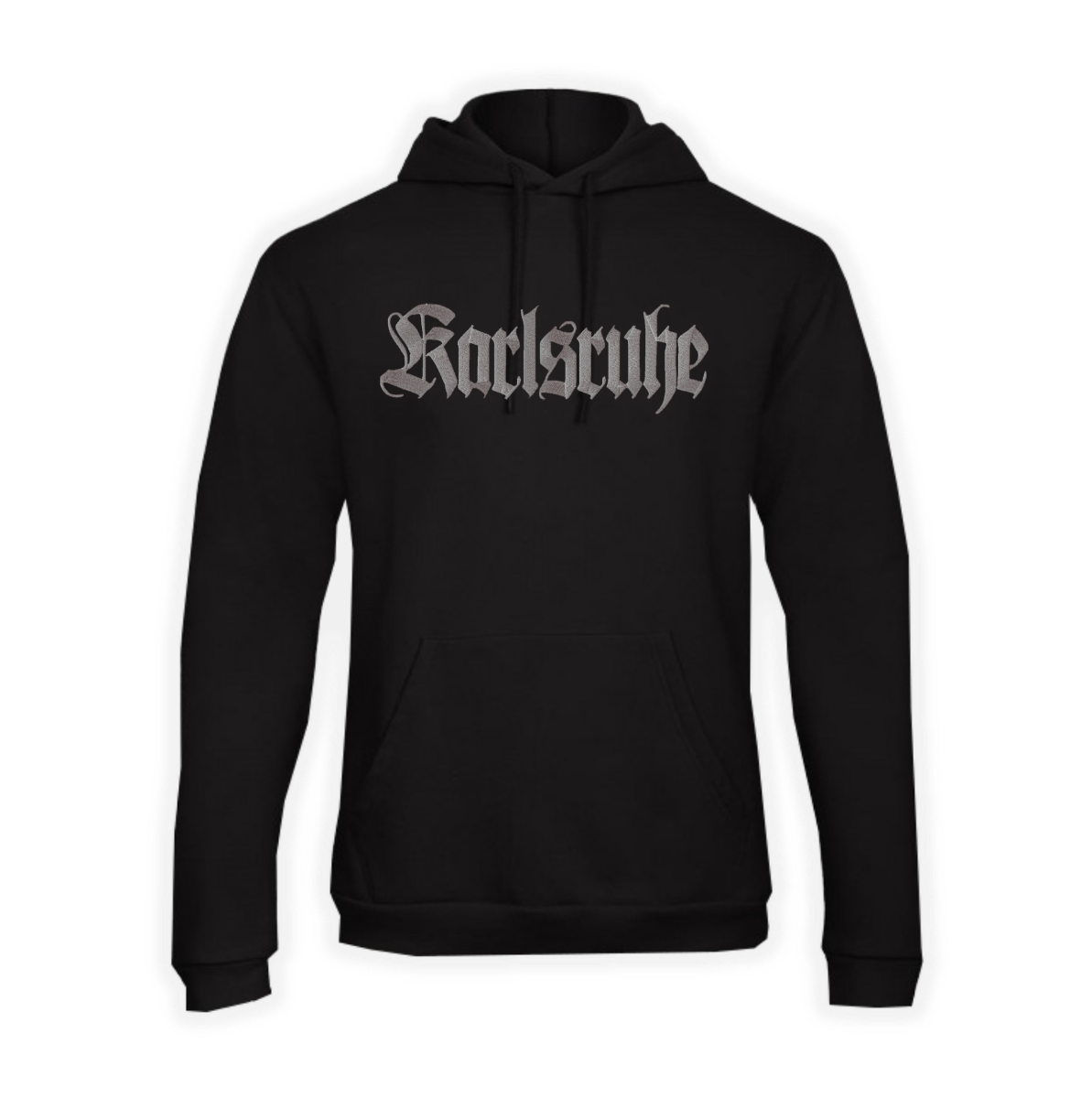 Besticktes Kapuzen Sweat-Shirt „Karlsruhe - 1894“ schwarz
