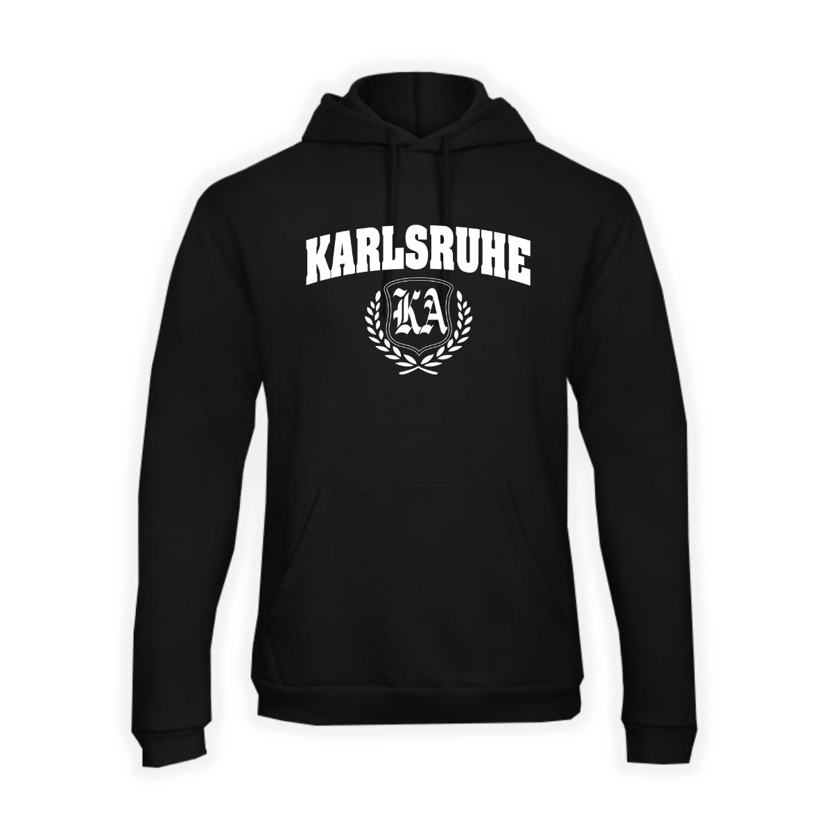 Kapuzen Sweat-Shirt "Karlsruhe - Ihr Schwaben kniet Euch nieder"