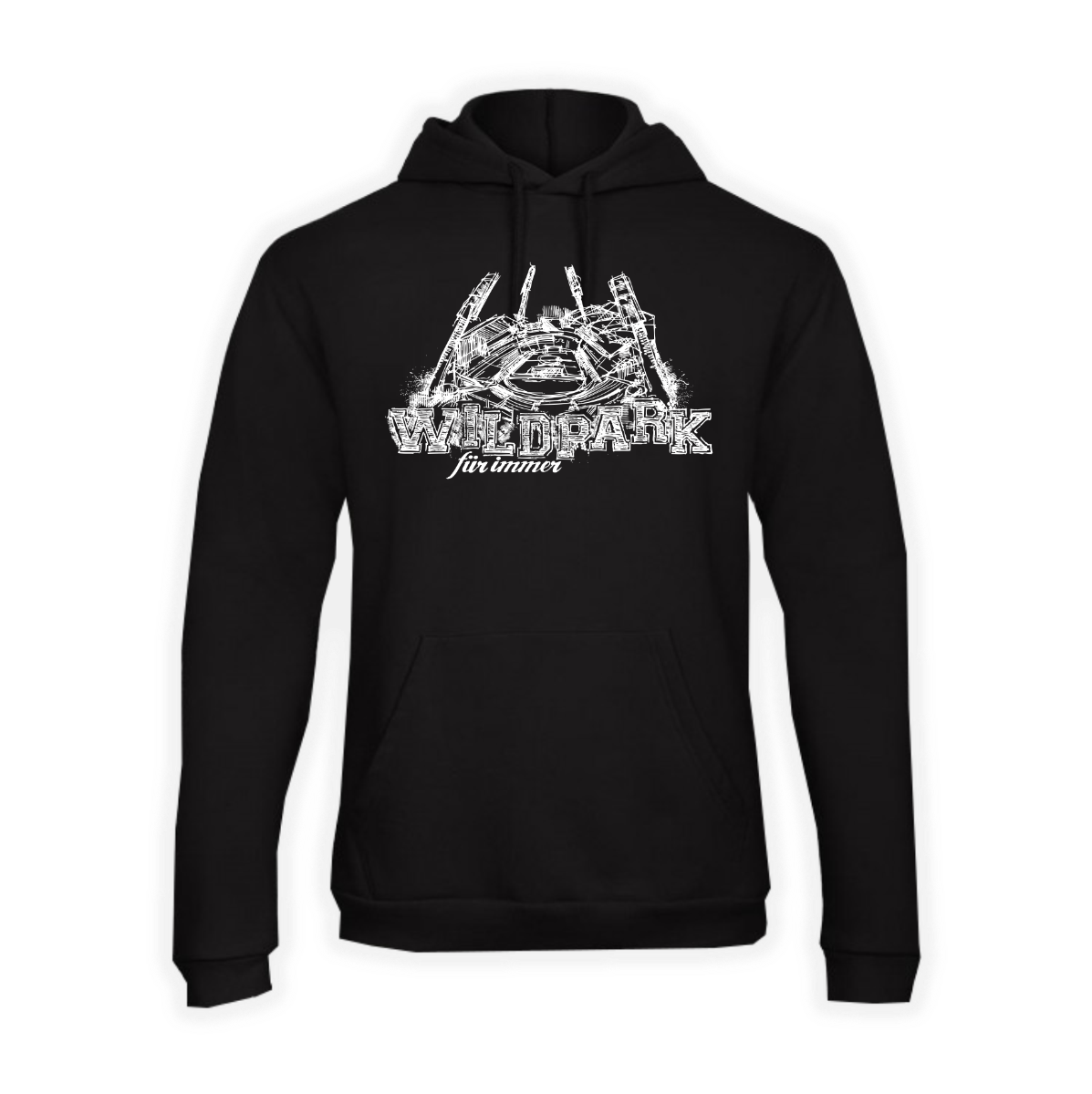 Girly Kapuzen Sweat-Shirt "Wildpark für immer"