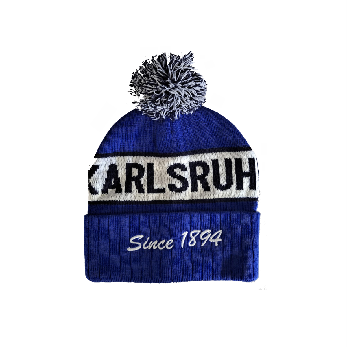 Bommelmütze mit Krempe "Karlsruhe - Since 1894"