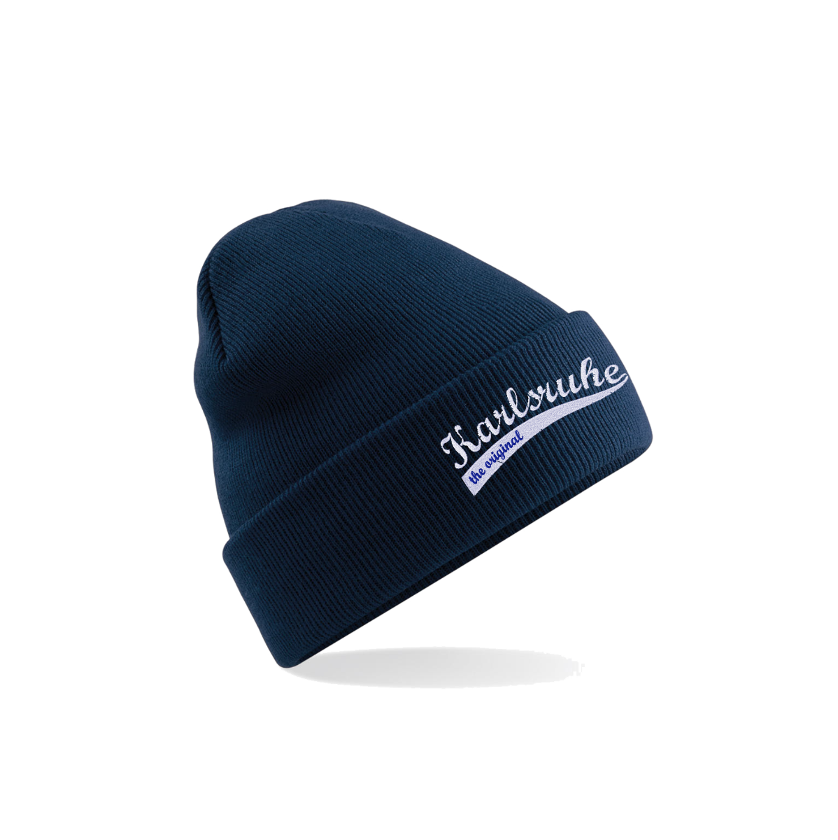 Wollmütze mit Krempe "Karlsruhe - the Original" navy