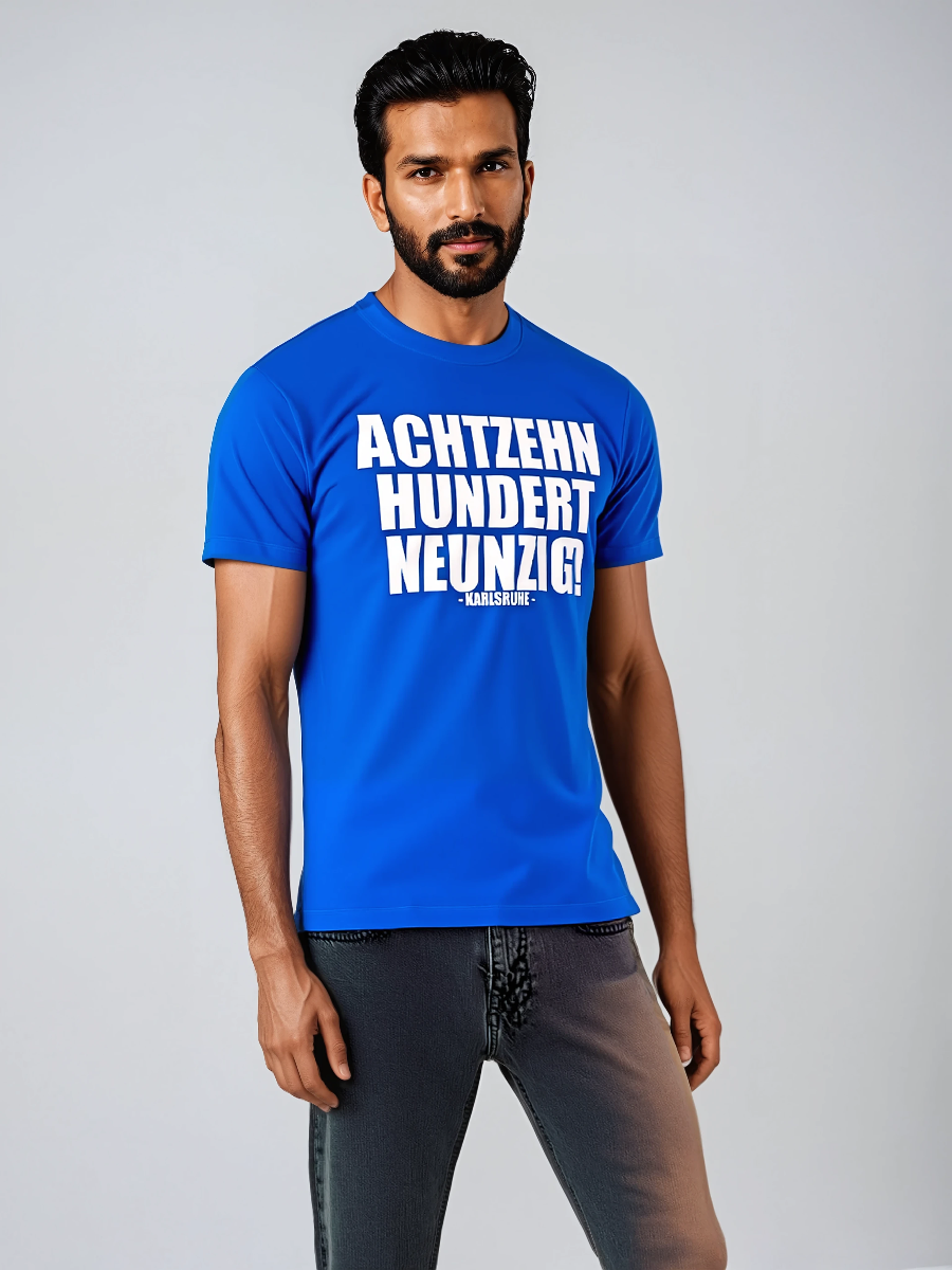 T-Shirt "AchtzehnHundertVierundNeunzig!" royal