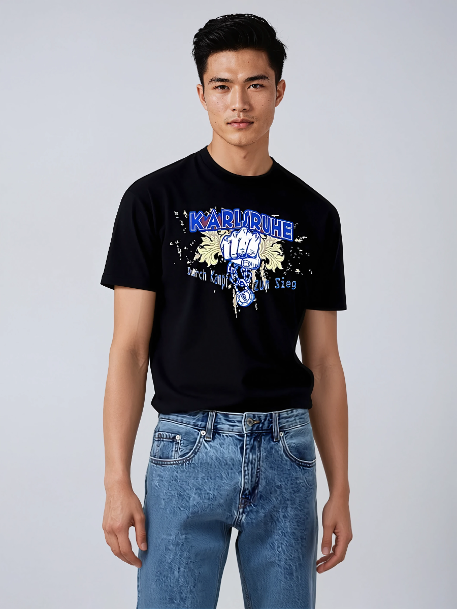 T-Shirt „Karlsruhe - Durch Kampf zum Sieg“